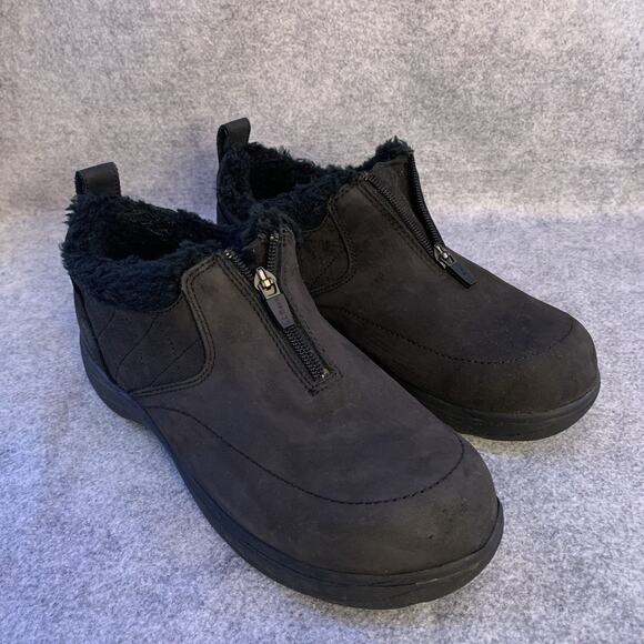 LL Bean Tek 2.5 Bethel Waterproof Front Zipper Hiking Shoes, Black, Women's 8.5 - Picture 1 of 10